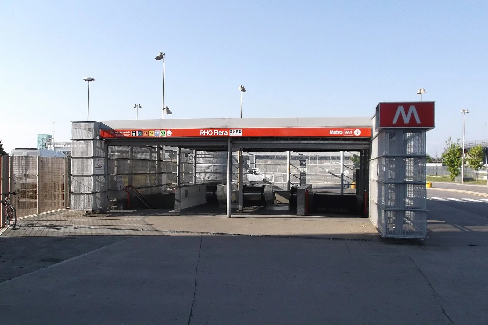 La stazione della metropolitana di Rho Fiera Milano